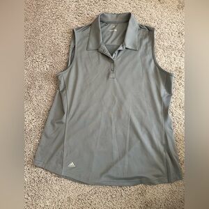 Adidas golf sleeveless polo